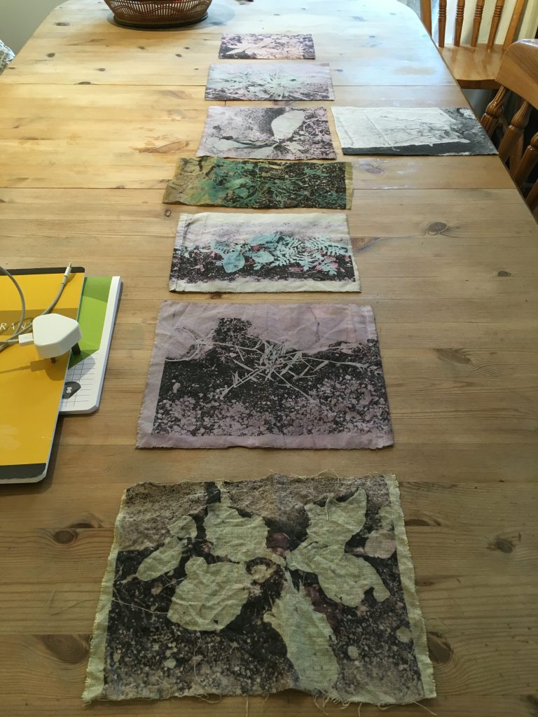 Wild Street Plant bunting in preparation
